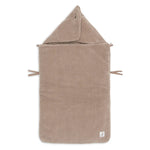 Jollein Voetenzak Groep 0+ 3/5punts - Cloudy Rib - Milky Coffee