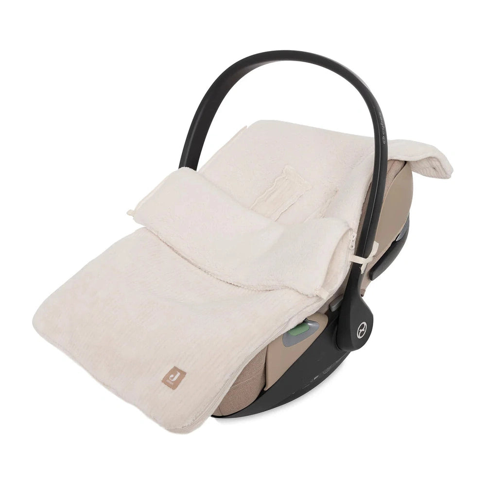 Jollein Voetenzak Groep 0+ 3/5punts - Cloudy Rib - Oatmeal