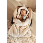 Jollein Voetenzak Groep 0+ 3/5punts - Cloudy Rib - Oatmeal