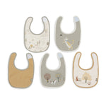 Jollein Slabbetjes Waterproof 5-pack - Tiny Park