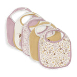 Jollein Slabbetjes Waterproof 5-pack - Flowers