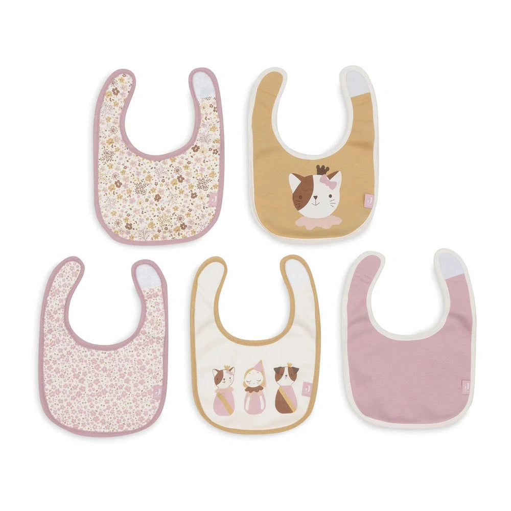 Jollein Slabbetjes Waterproof 5-pack - Flowers