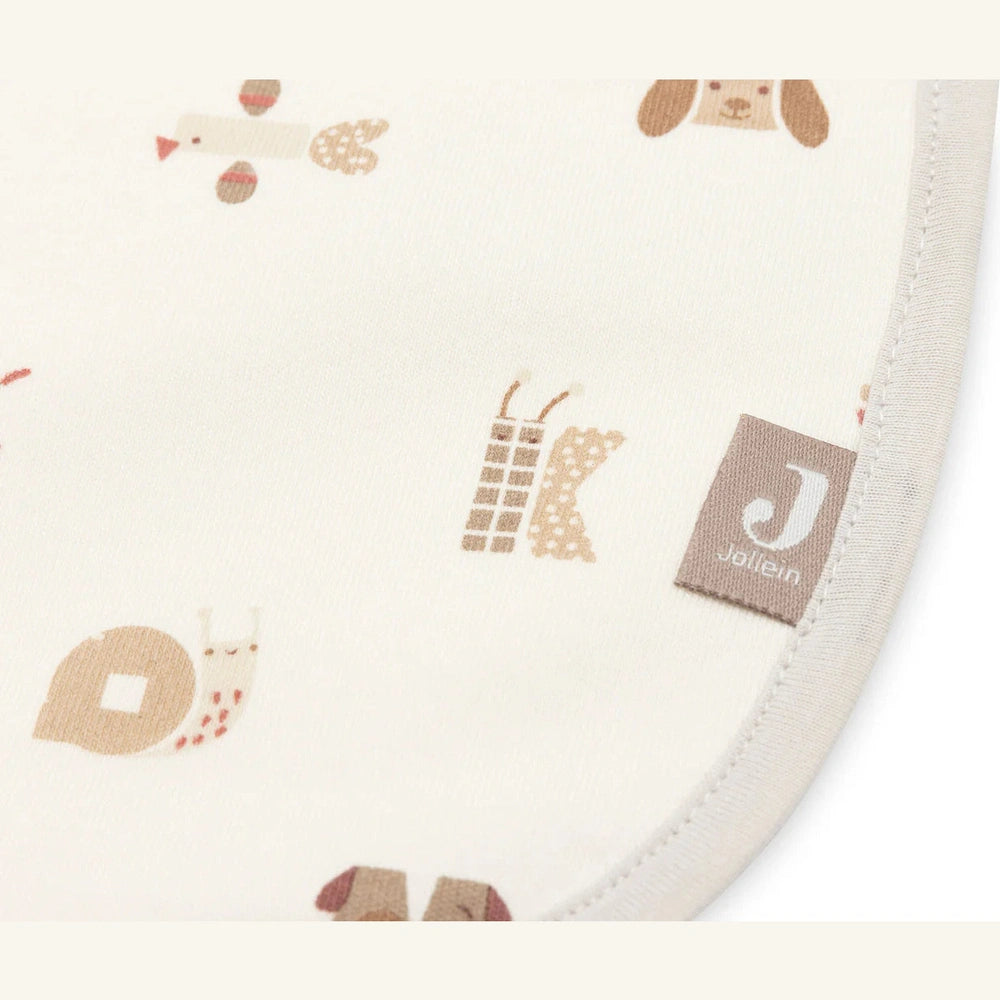 Jollein Slabbetjes Waterproof 5-pack - Animal Friends