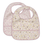 Jollein Slabbetjes Waterproof 2-pack - Flowers