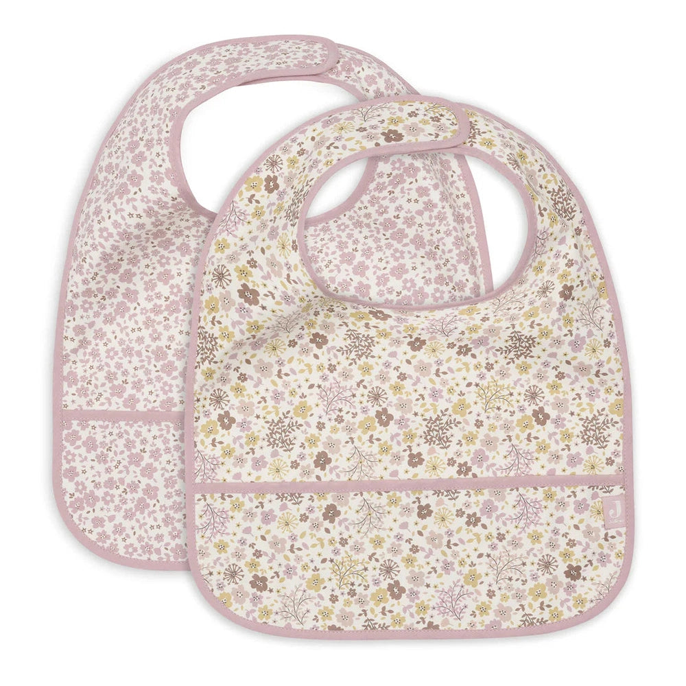 Jollein Slabbetjes Waterproof 2-pack - Flowers