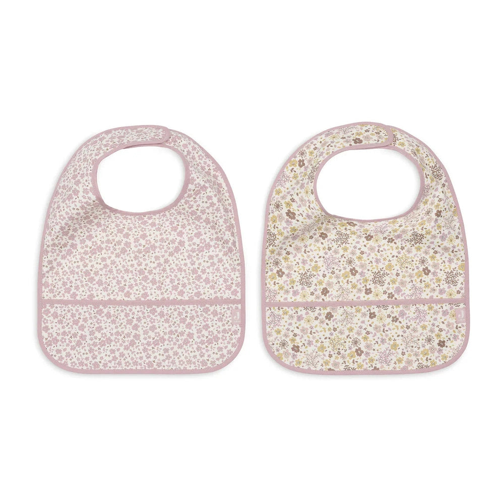 Jollein Slabbetjes Waterproof 2-pack - Flowers