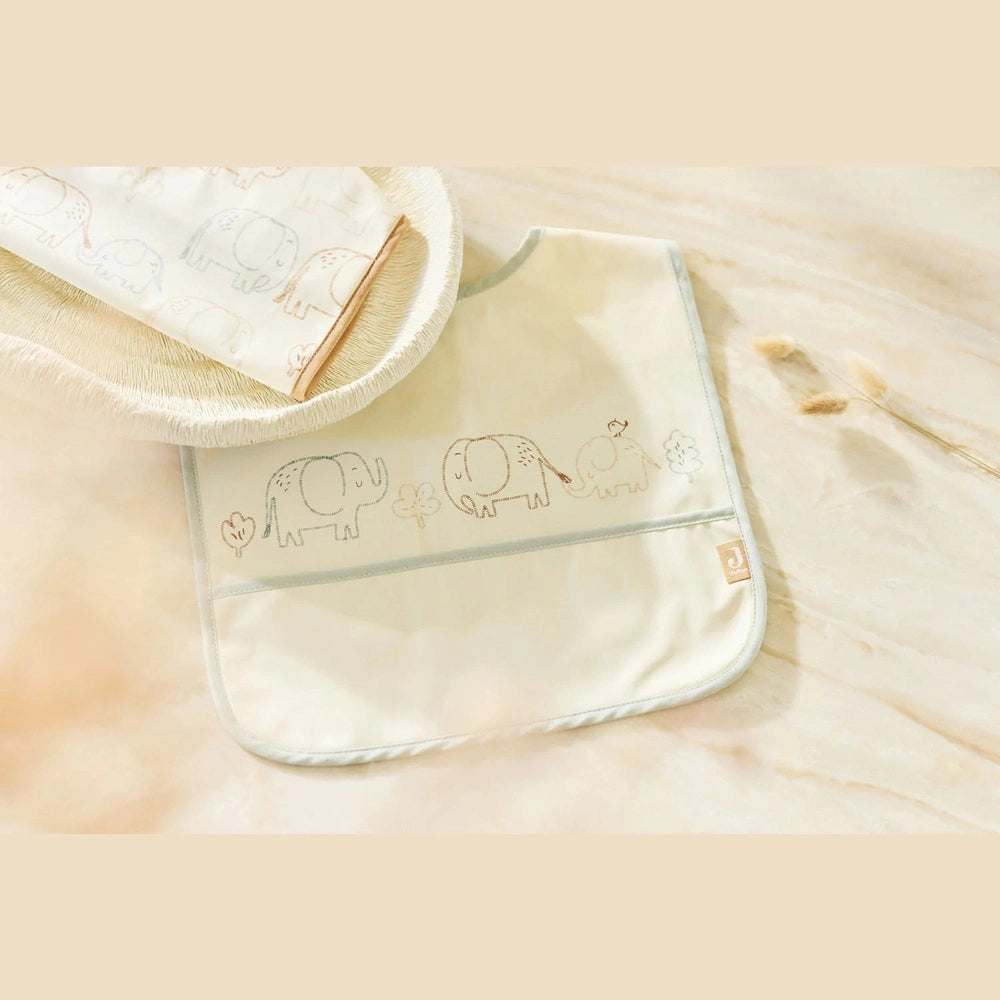 Jollein Slab Waterproof - Elephant Tales - 2 Stuks