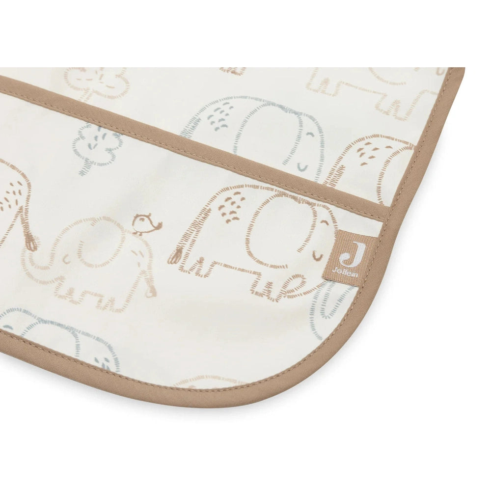 Jollein Slab Waterproof met Mouw - Elephant Tales