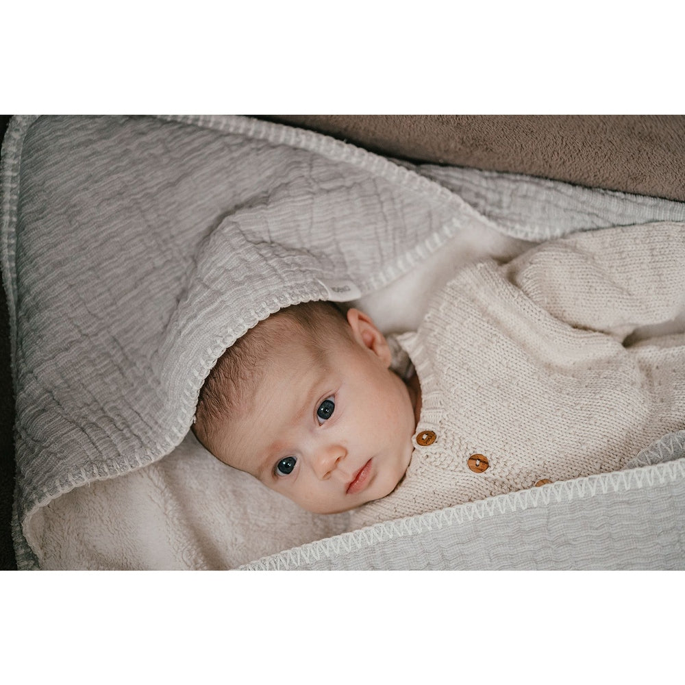 Koeka Omslagdoek Teddy Rivoli Stone - 100x100cm