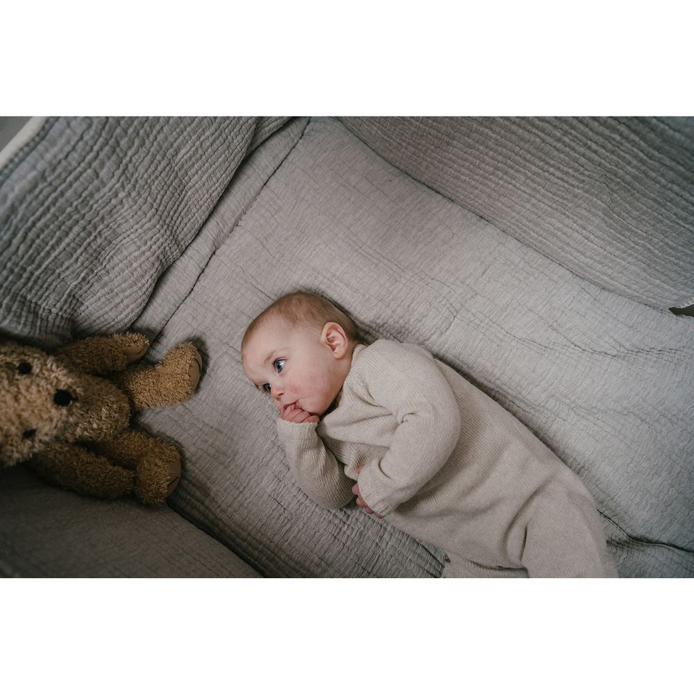 Koeka Parklegger/Boxkleed 75x95cm - Rivoli - Stone / Warm White