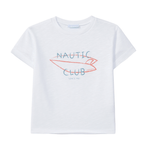 Laranjinha Katoenen Basic T-Shirt Voor Baby's - White