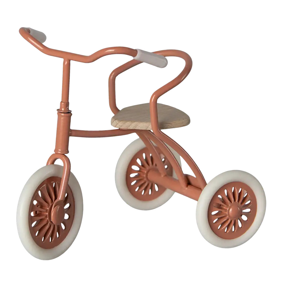 Maileg | Miniatuur Fiets / Tricycle - Coral - Muis
