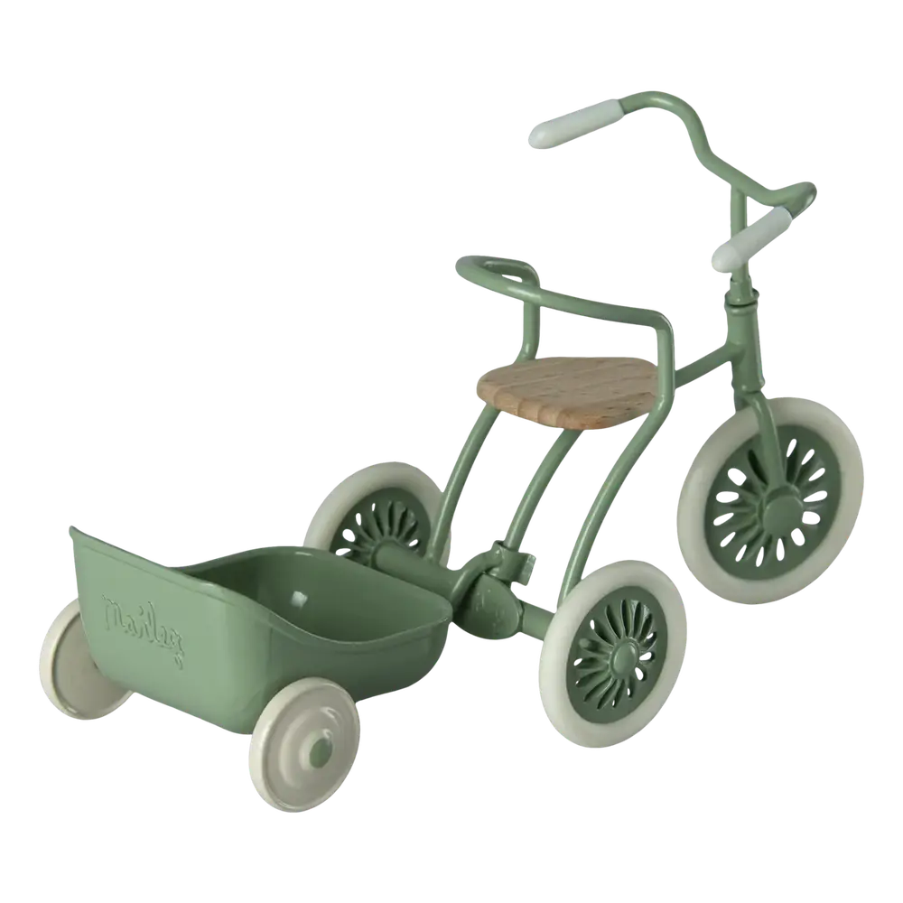 Maileg | Miniatuur Tricycle Hanger - Groen - Muis