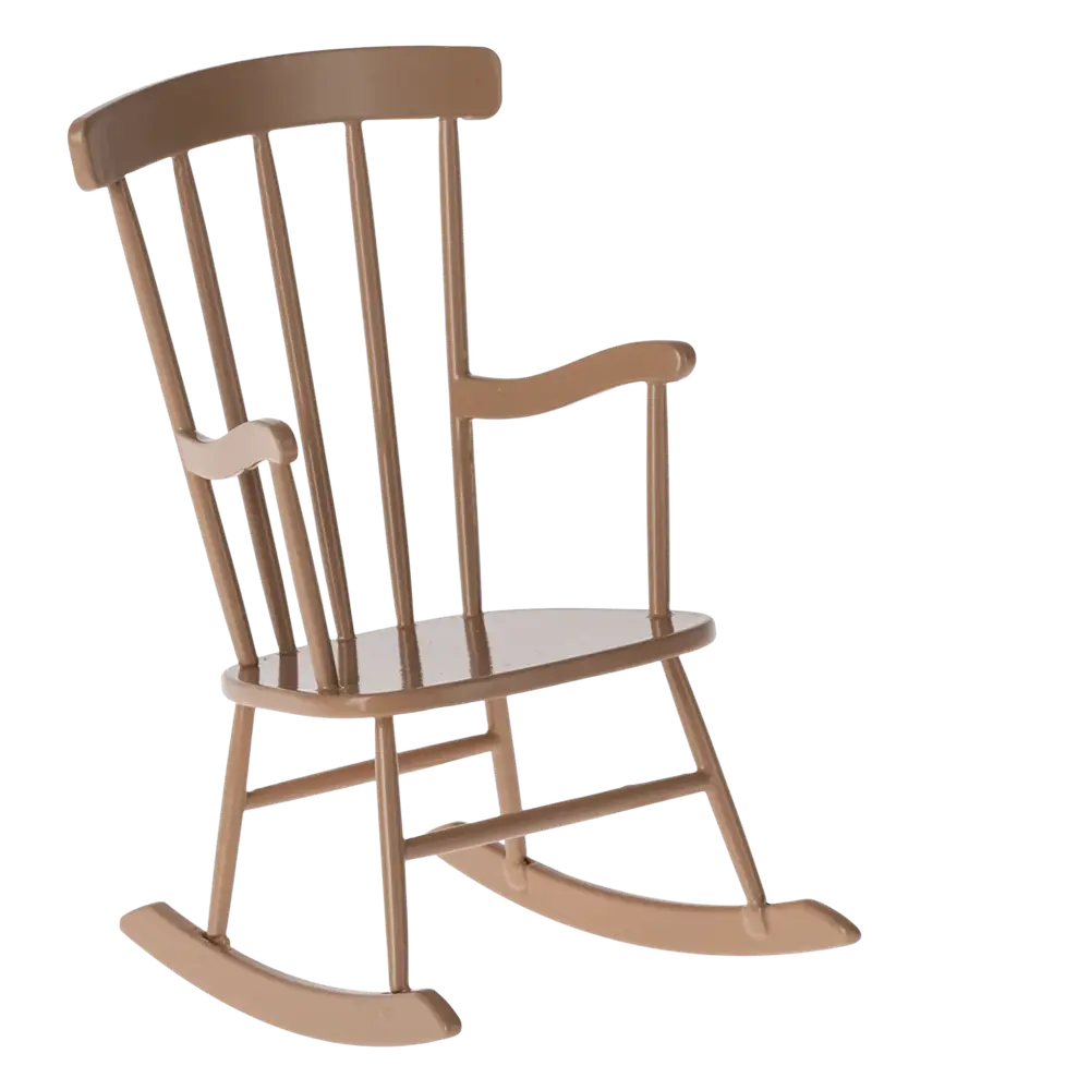Maileg | Miniatuur Rocking Chair - Dark Powder - Muis