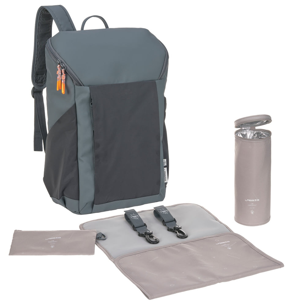 Lässig Slender Up Luierrugzak - Reflecterend Antraciet