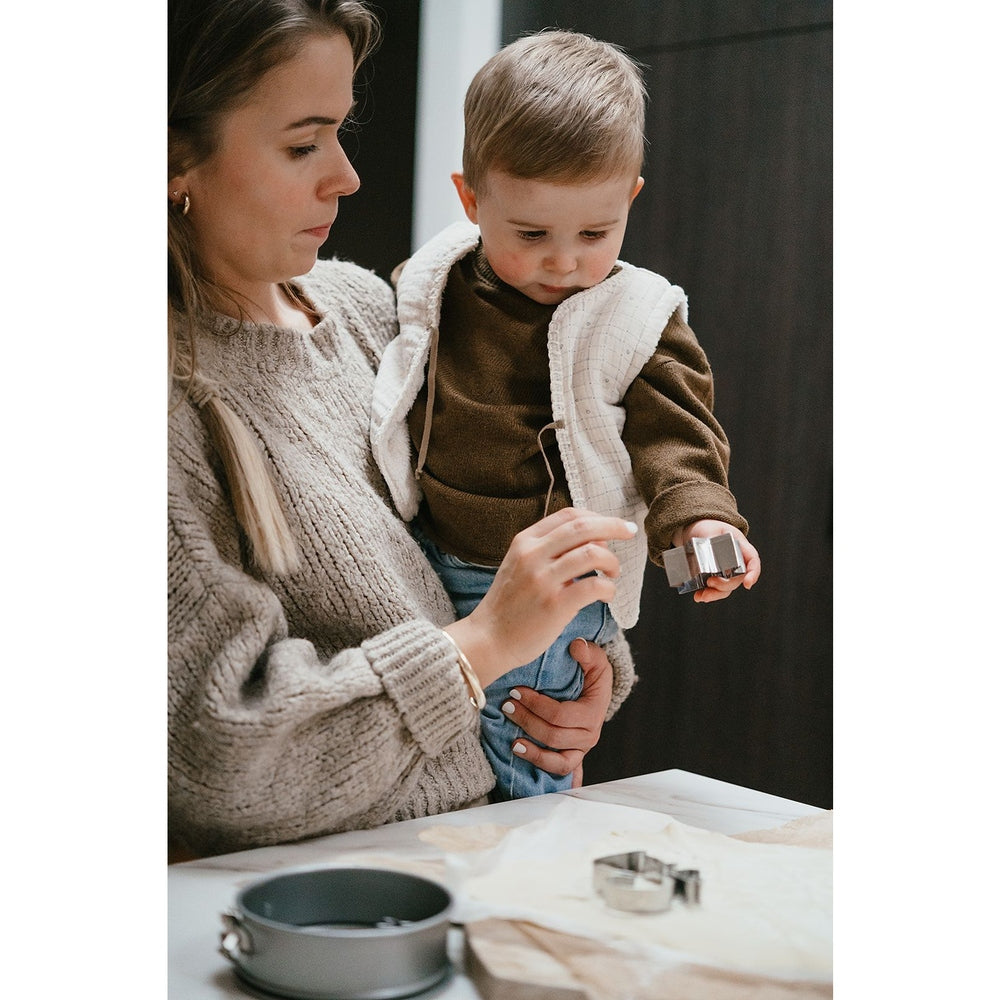 Koeka Baby Gilet Reversible Lind - Warm White