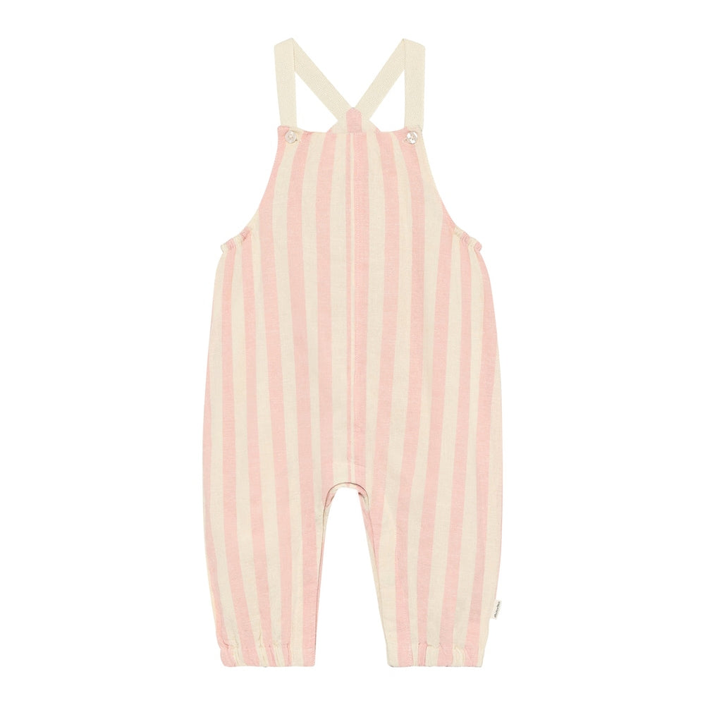 Minymo Overall Gestreept Silver Pink