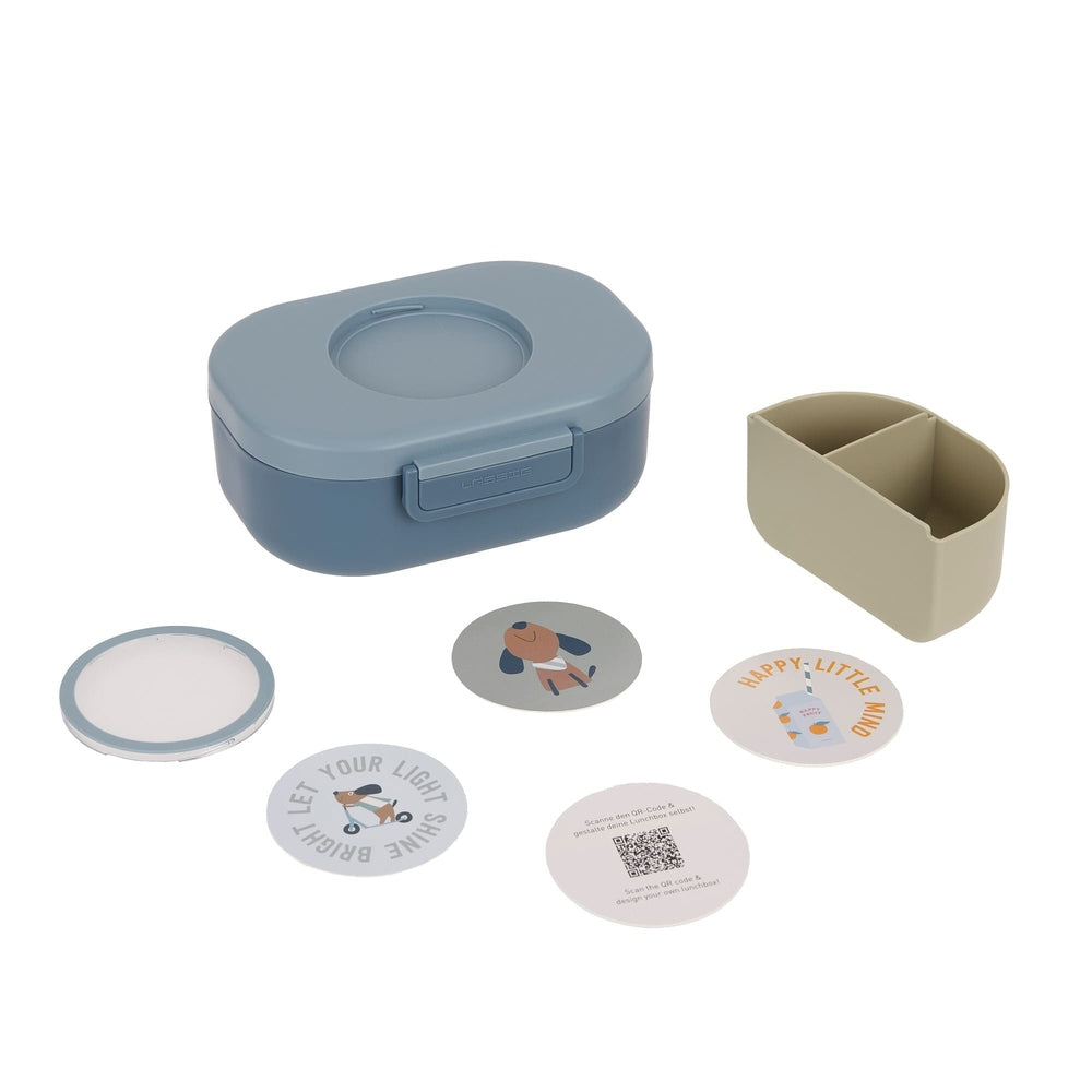 Lässig Snack- En Lunchbox Met Patroon - Blauw