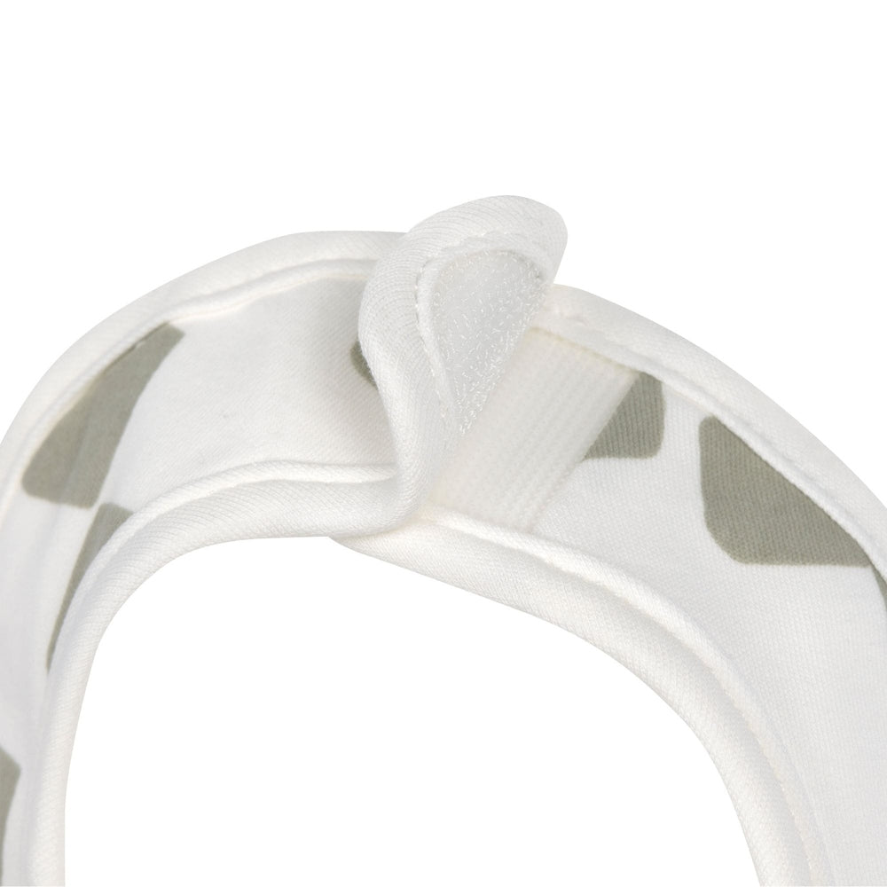 Lässig Set van 3 Slabbetjes Newborn - Happy Fruits, light kaki