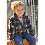 Minymo Fleece Jas - Ruiten