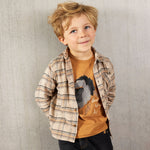 En Fant Hemd Met Ruitjes - Ruiten/Beige