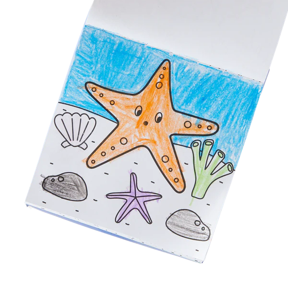 Ooly Carry Along Kleurboekje Met Krijtjes - Sea Life
