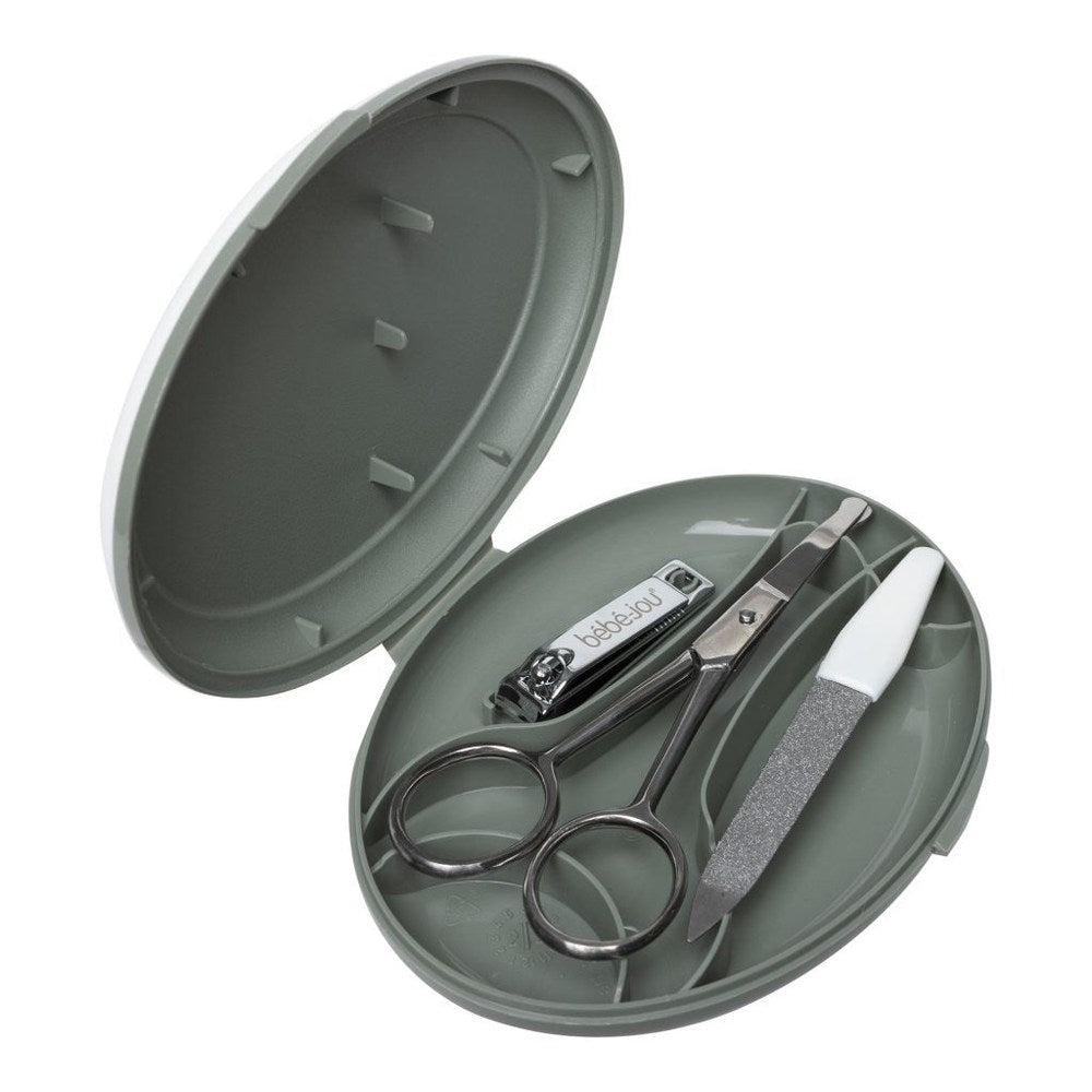 Bébé-jou Set de soins - Breeze Green | Ensemble de capuchon, Set de manucure et Thermomètre de bain
