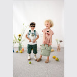 Lässig Rugzakje Mini Square Backpack Little Gang - Light Khaki
