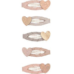 Mimi & Lula Haarclipjes 5-pack - Hartjes