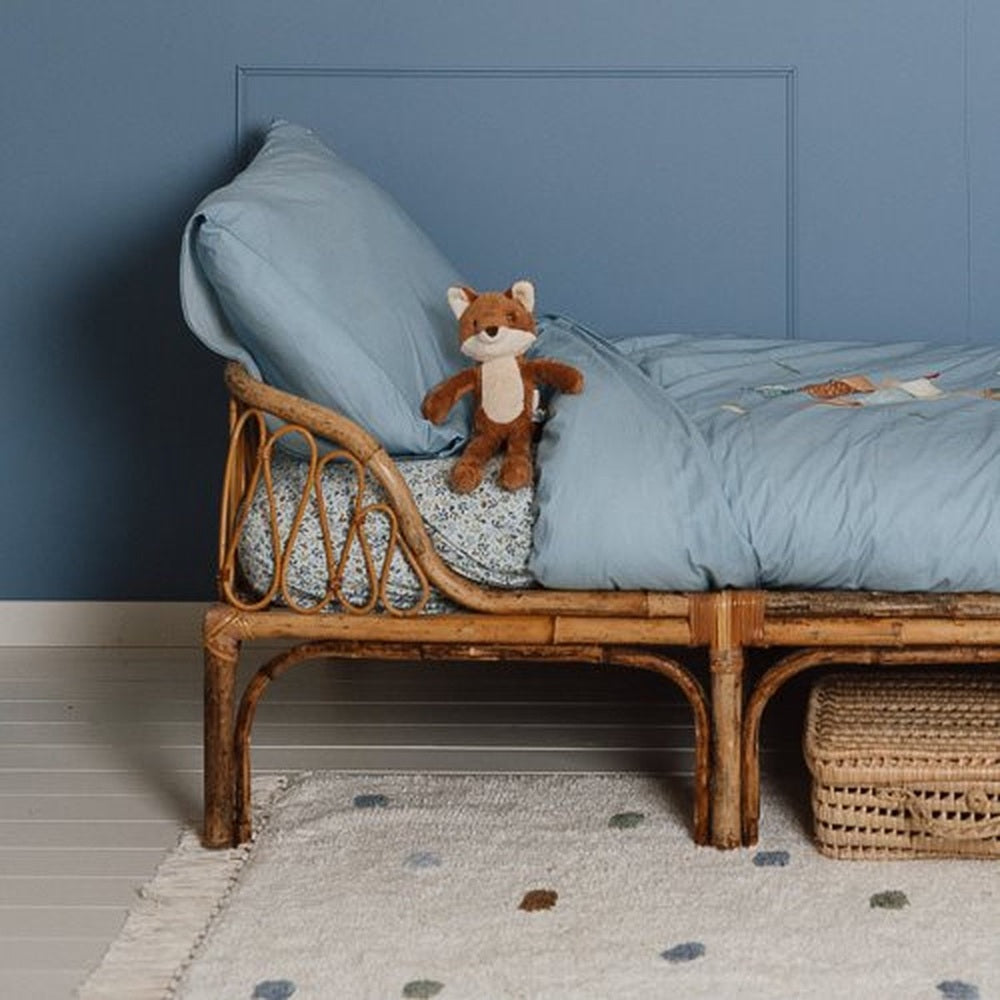 Little Dutch Vloerkleed Kinderkamer 120x170cm - Stippen Blauw