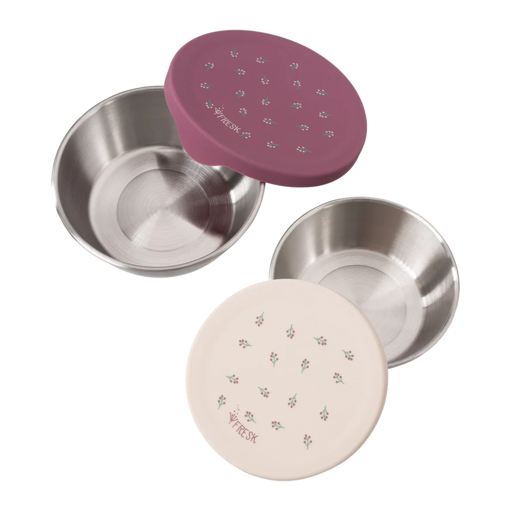 Fresk Boîte à Snack Inox 2pcs - Baies