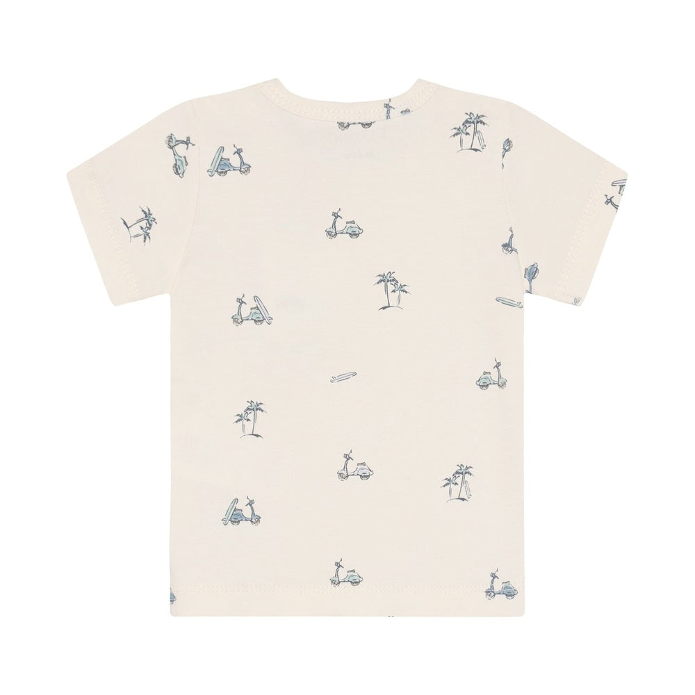 Fixoni T-shirt Blauw - Mountain Spring