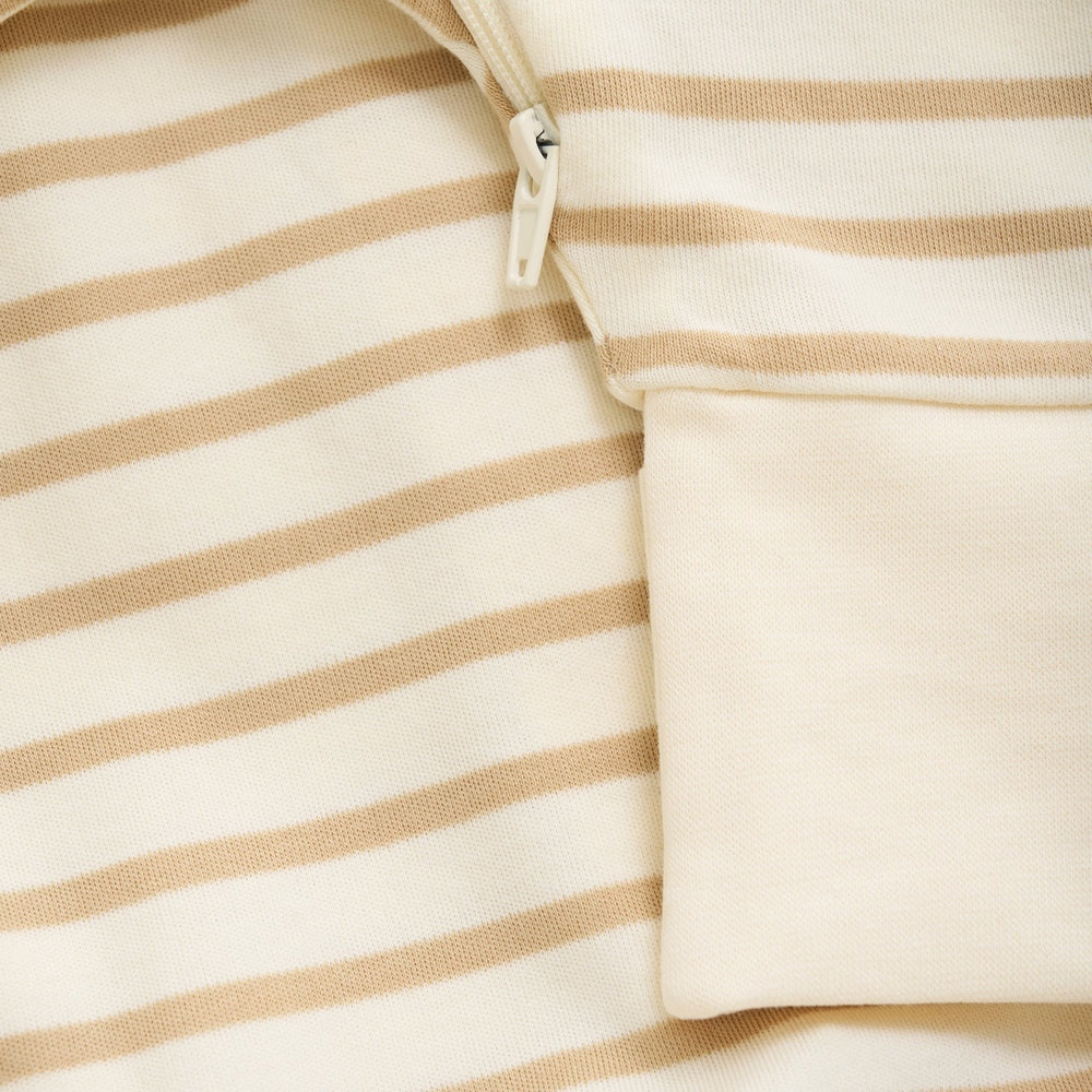 Fixoni Pyjama Met Rits Bruin - Sesame