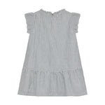 Huttelihut Gestreepte Jurk – Zomerse Kinderjurk – Dark Navy