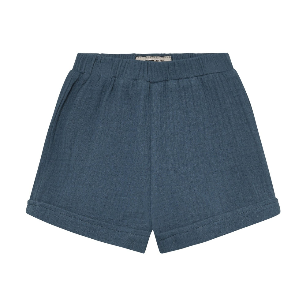 Huttelihut Muslin Shorts – Luchtige Katoenen Short – Dark Navy