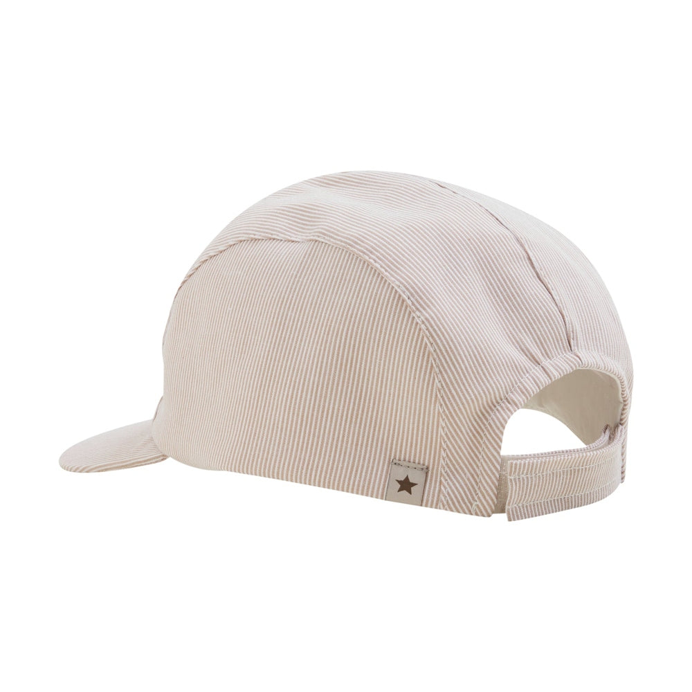 Huttelihut Gestreepte Pet – Luchtige Kinderpet – Sand