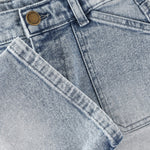 En Fant Bermuda Shorts Denim Lichtblauw Denim