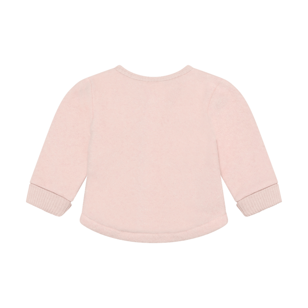 Minymo Fleece Jas Lange Mouw Peach Whip