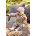 Minymo Fleece Jas Lange Mouw Peach Whip