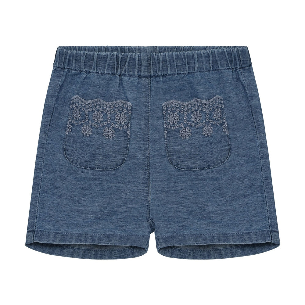Minymo Shorts Chambray Faded Denim