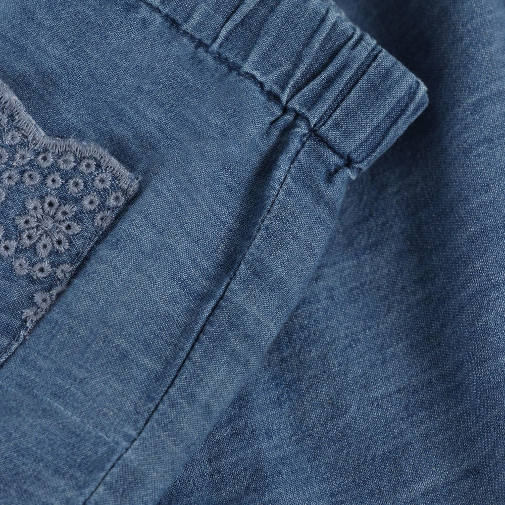 Minymo Shorts Chambray Faded Denim