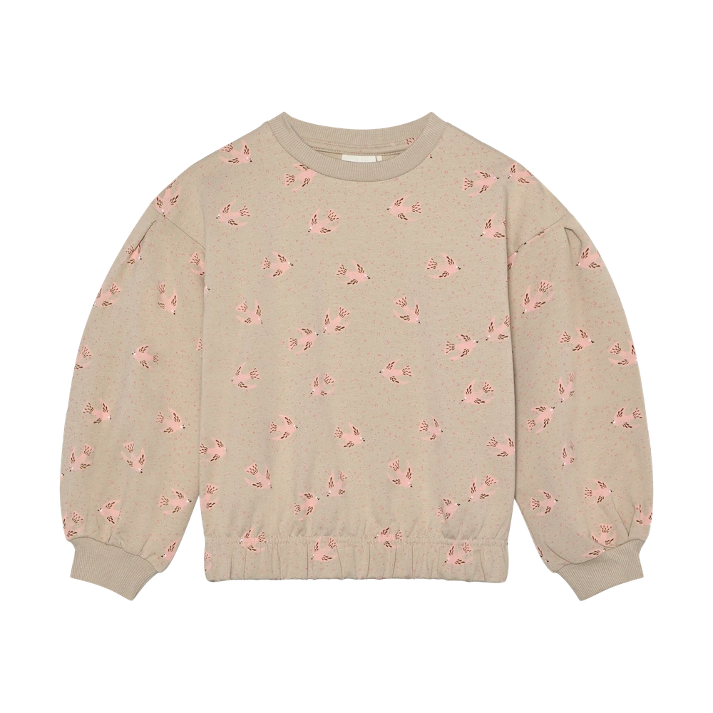 Minymo Sweatshirt Lange Mouw AOP Doeskin