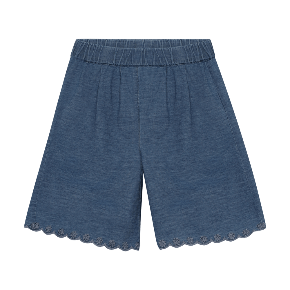 Minymo Bermuda Shorts Chambray Faded Denim
