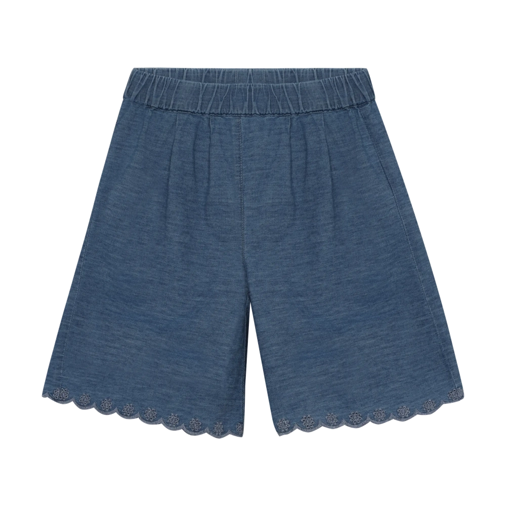 Minymo Bermuda Shorts Chambray Faded Denim