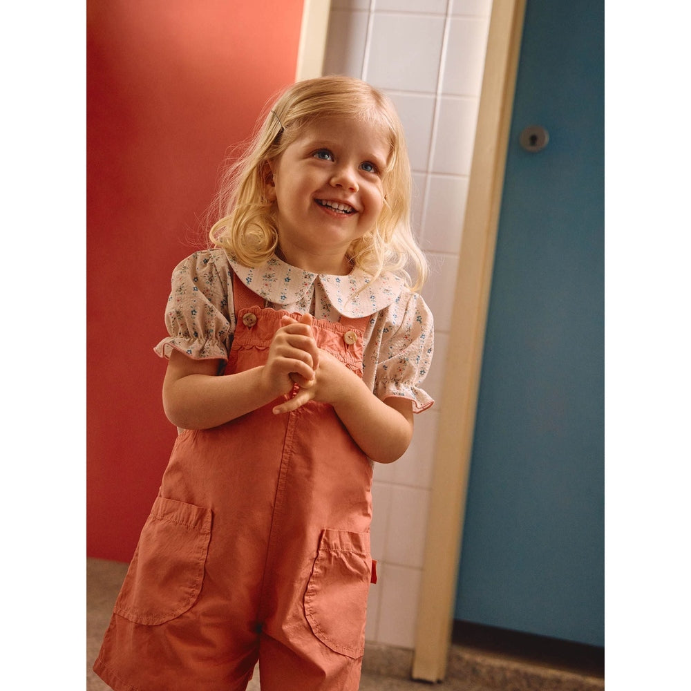Laranjinha Katoenen Blouse Voor Kinderen - Sand