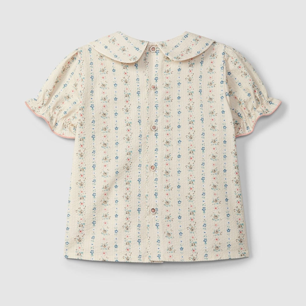 Laranjinha Katoenen Blouse Voor Kinderen - Sand