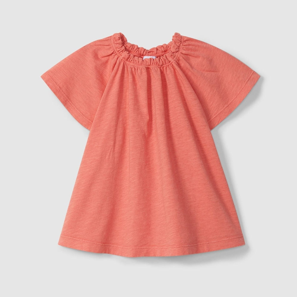 Laranjinha Katoenen Top Voor Kinderen - Raspberry