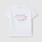 Laranjinha Katoenen Basic T-Shirt Voor Baby's - White