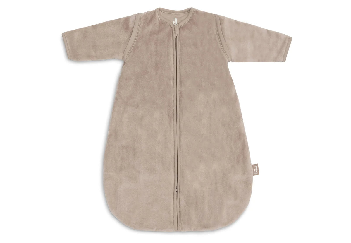 Jollein Gigoteuse avec Manches Détachables - Velvet Milky 60 cm - 2.5 TOG jusqu'à 3.5 TOG