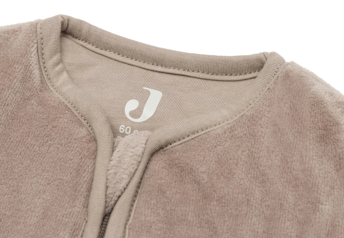 Jollein Gigoteuse avec Manches Détachables - Velvet Milky 60 cm - 2.5 TOG jusqu'à 3.5 TOG